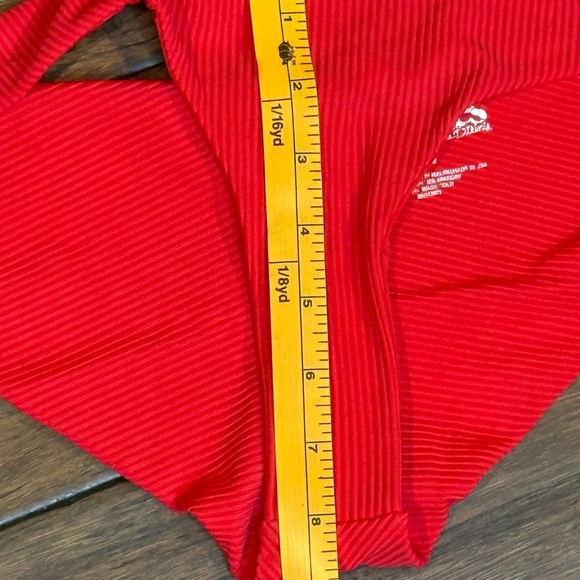 Frankie's Bikinis Red Sporty Bikini size L and XL - Picture 7 of 10